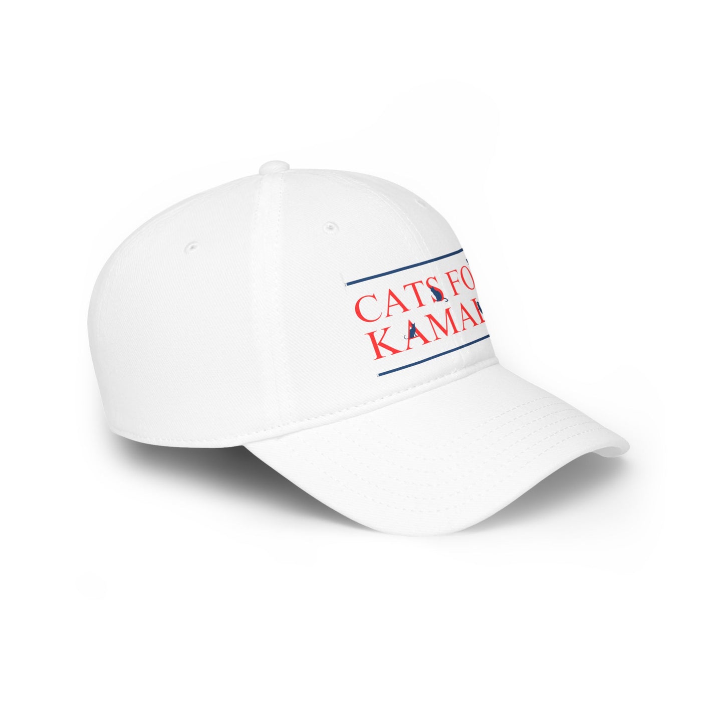 Cats for Kamala Low Profile Baseball Cap