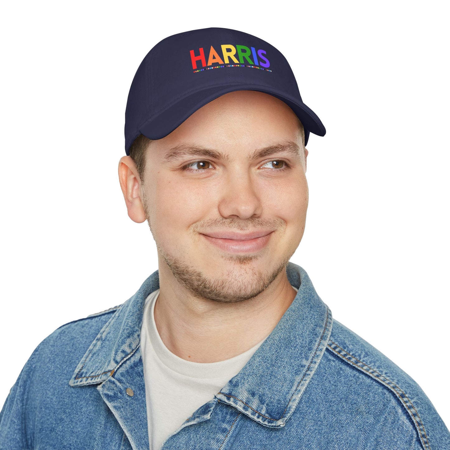 Harris Rainbow Dot Low Profile Baseball Cap