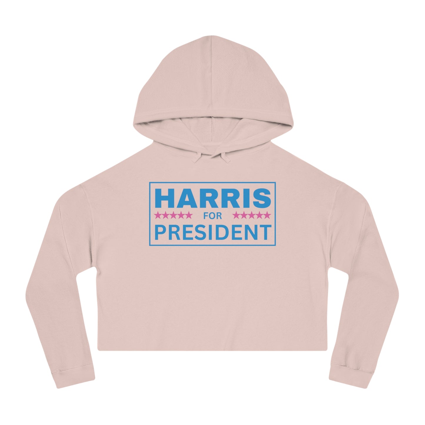 Harris for President Women’s Cropped Hooded Sweatshirt