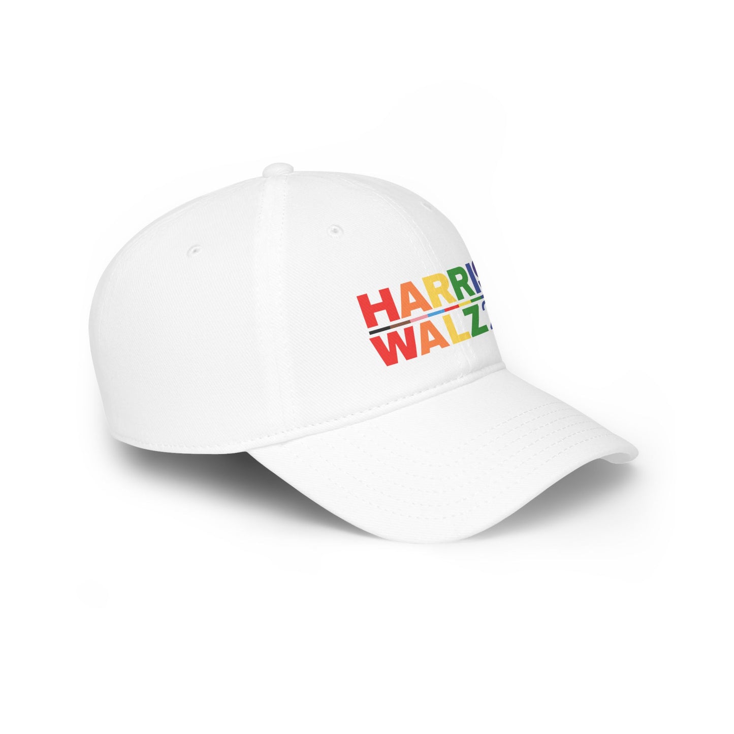 Harris Walz Rainbow Pride Line Low Profile Baseball Cap