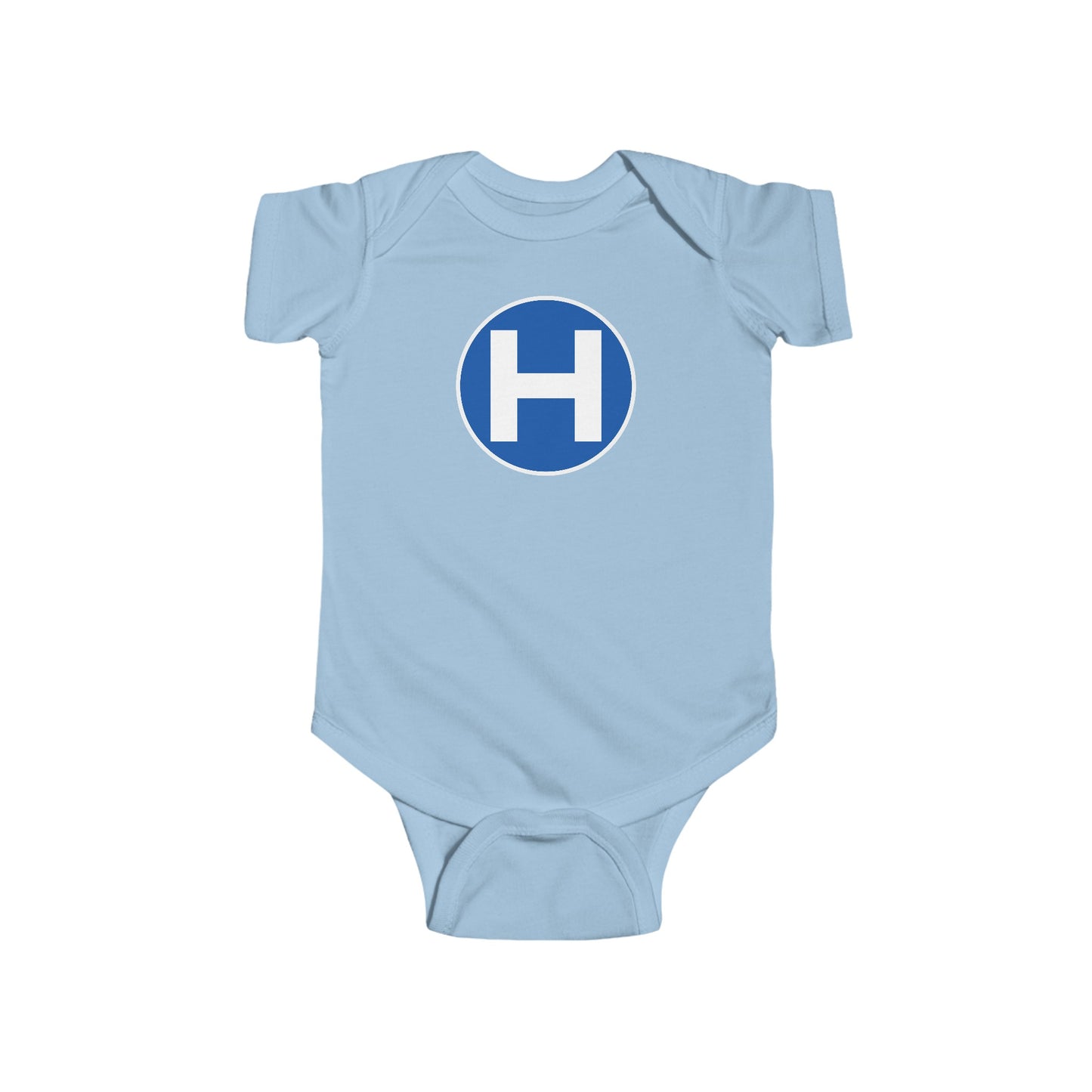 Harris "H" Logo Infant Fine Jersey Bodysuit