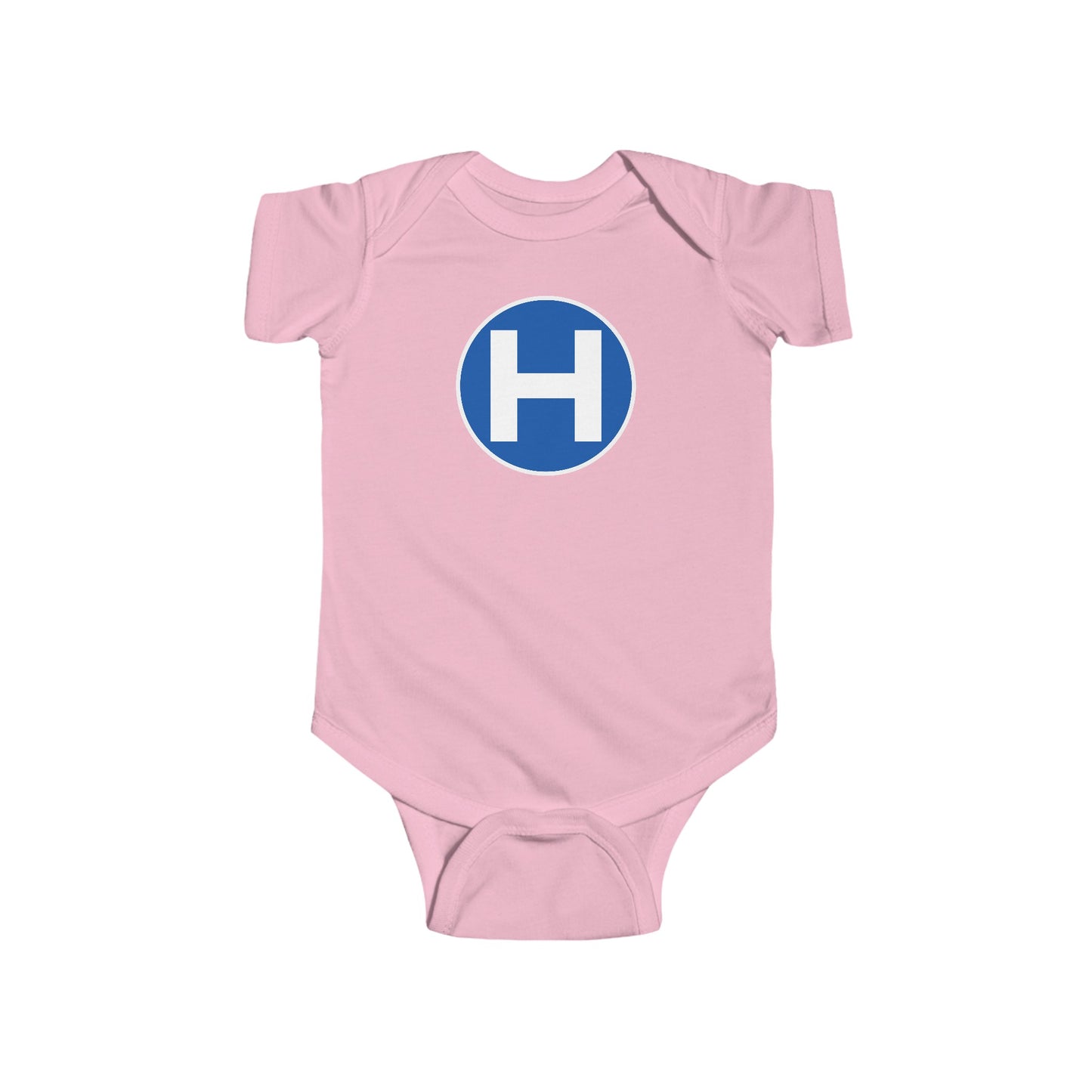 Harris "H" Logo Infant Fine Jersey Bodysuit