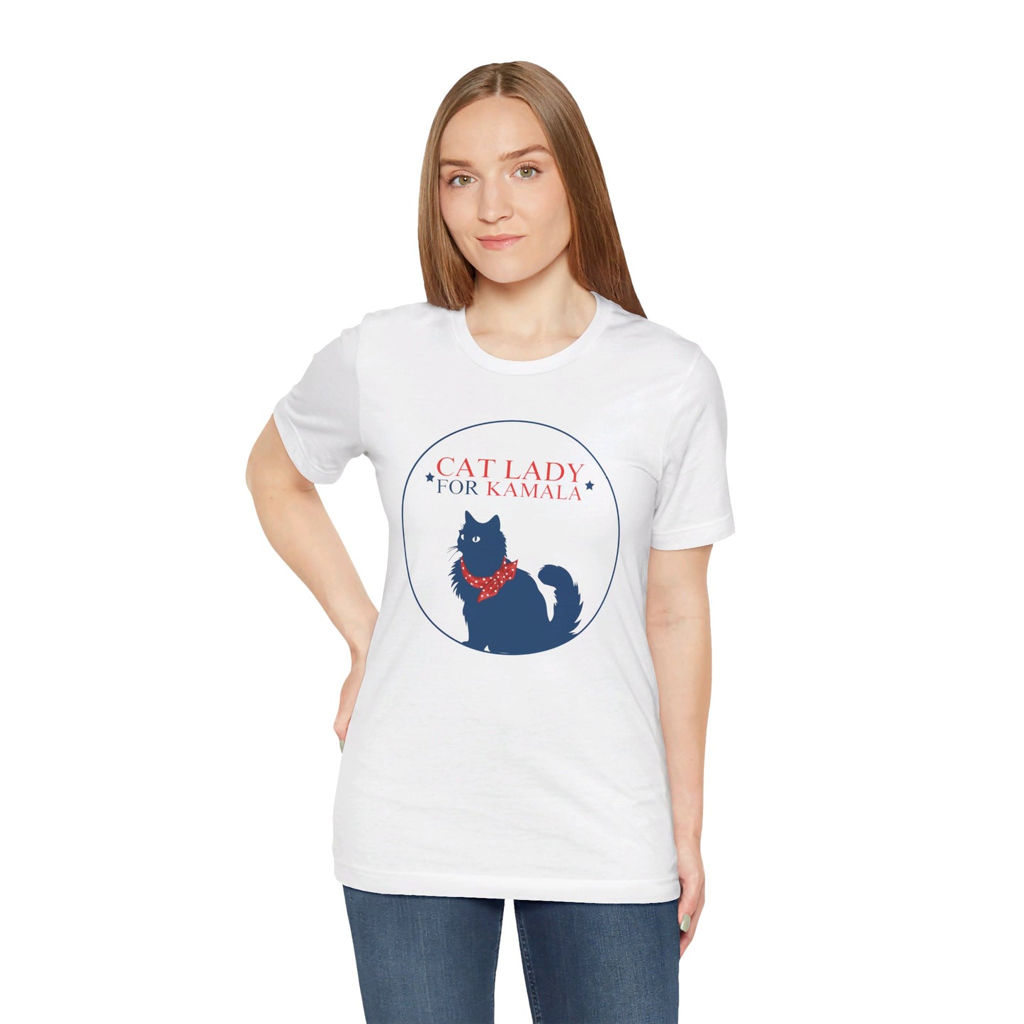 Cat Lady for Kamala | Unisex Jersey Short Sleeve Tee