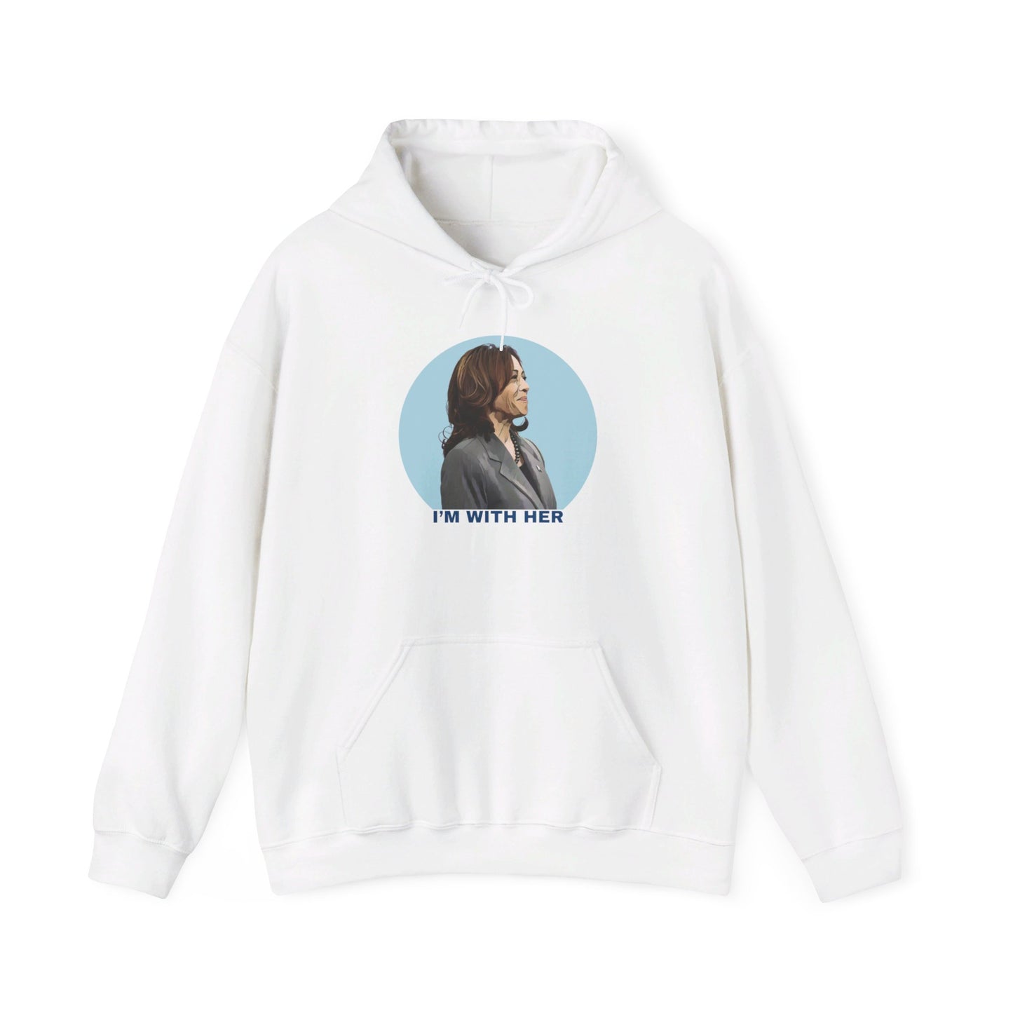 I'm With Her | Harris Blue Aura Hoodie