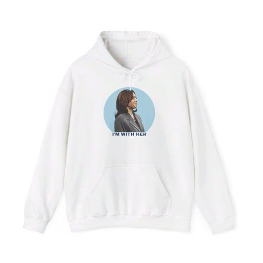 I'm With Her | Harris Blue Aura Hoodie