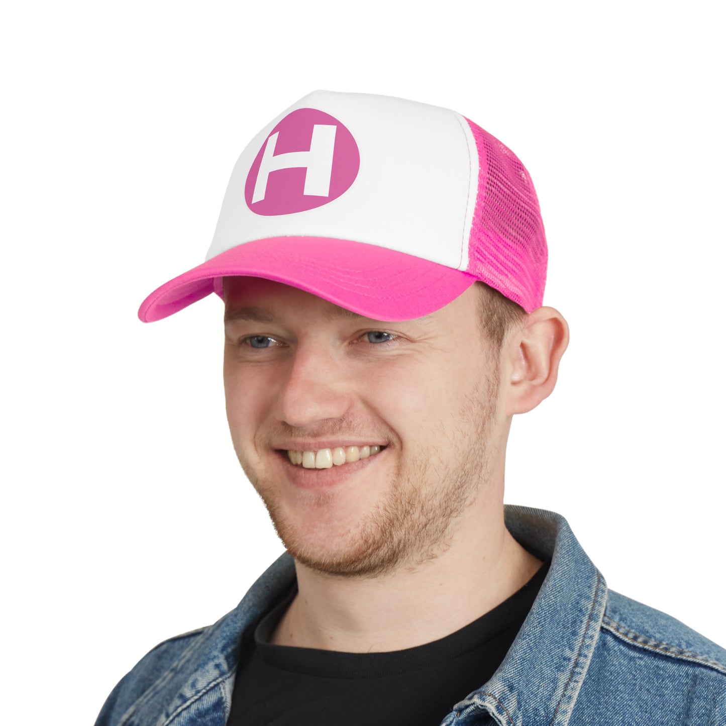 Harris "H" Logo Mesh Trucker Cap