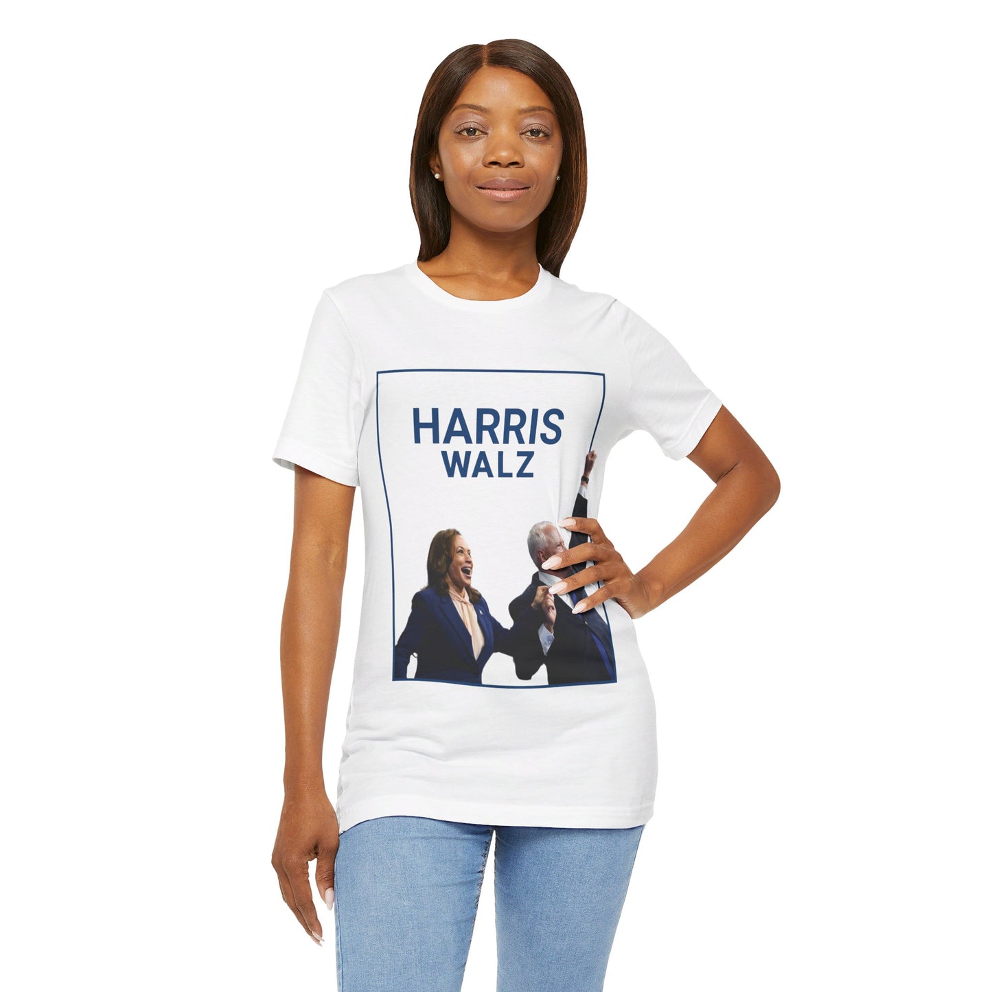 Harris Walz Fist Thrust | Unisex Jersey Short Sleeve Tee