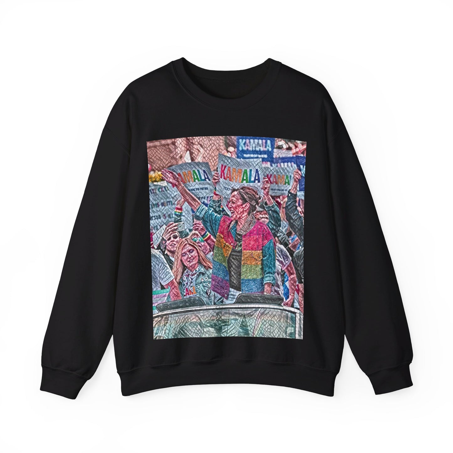 Kamala Pride Jacket Artistic Print Unisex Crewneck Sweatshirt