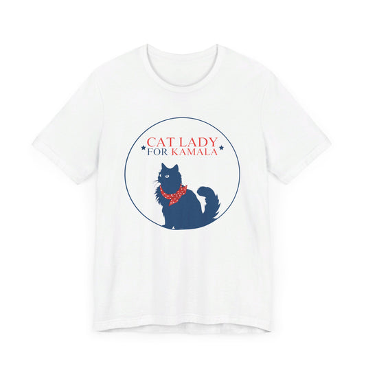 Cat Lady for Kamala | Unisex Jersey Short Sleeve Tee