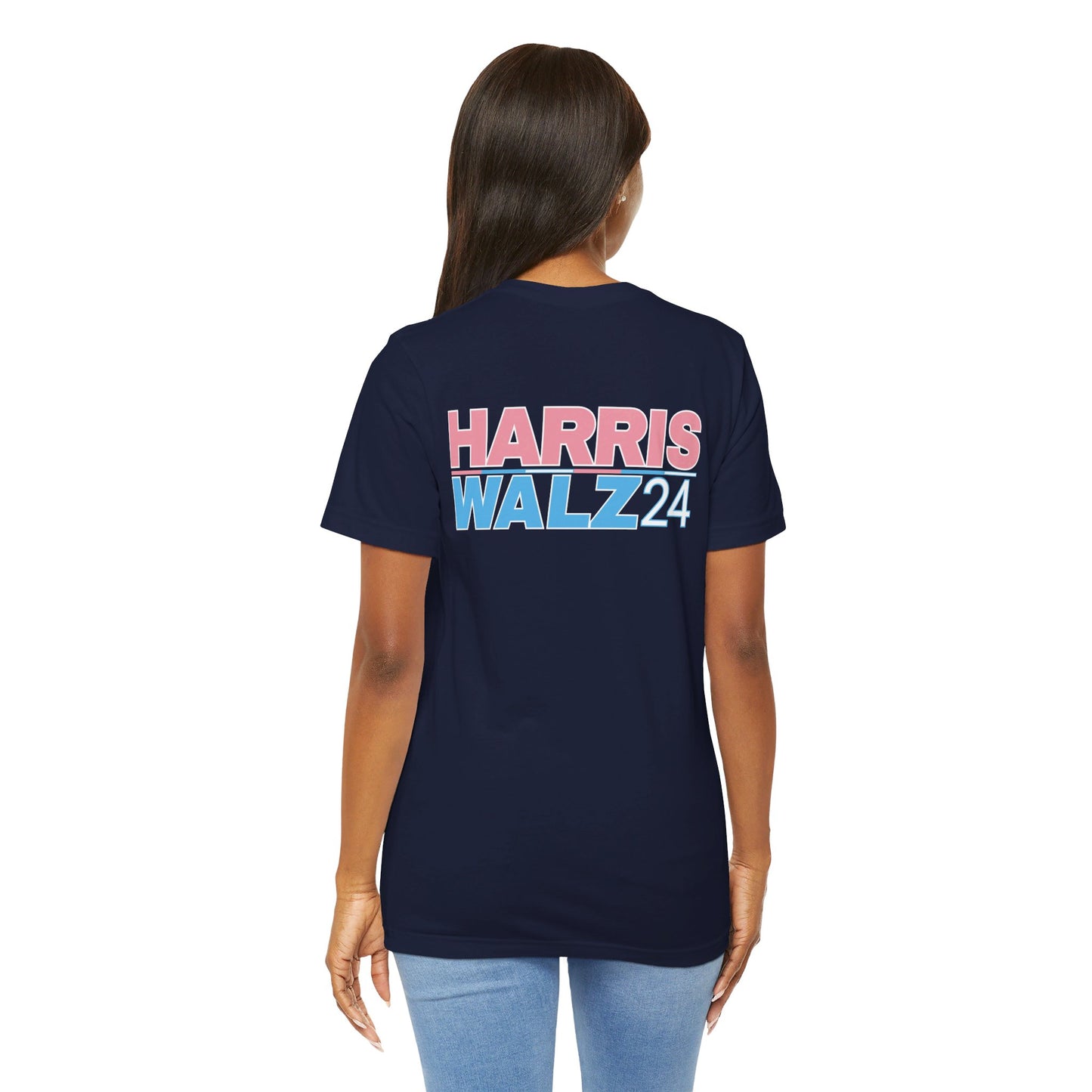 Trans Pride Harris Walz 24 | Unisex Jersey Short Sleeve Tee