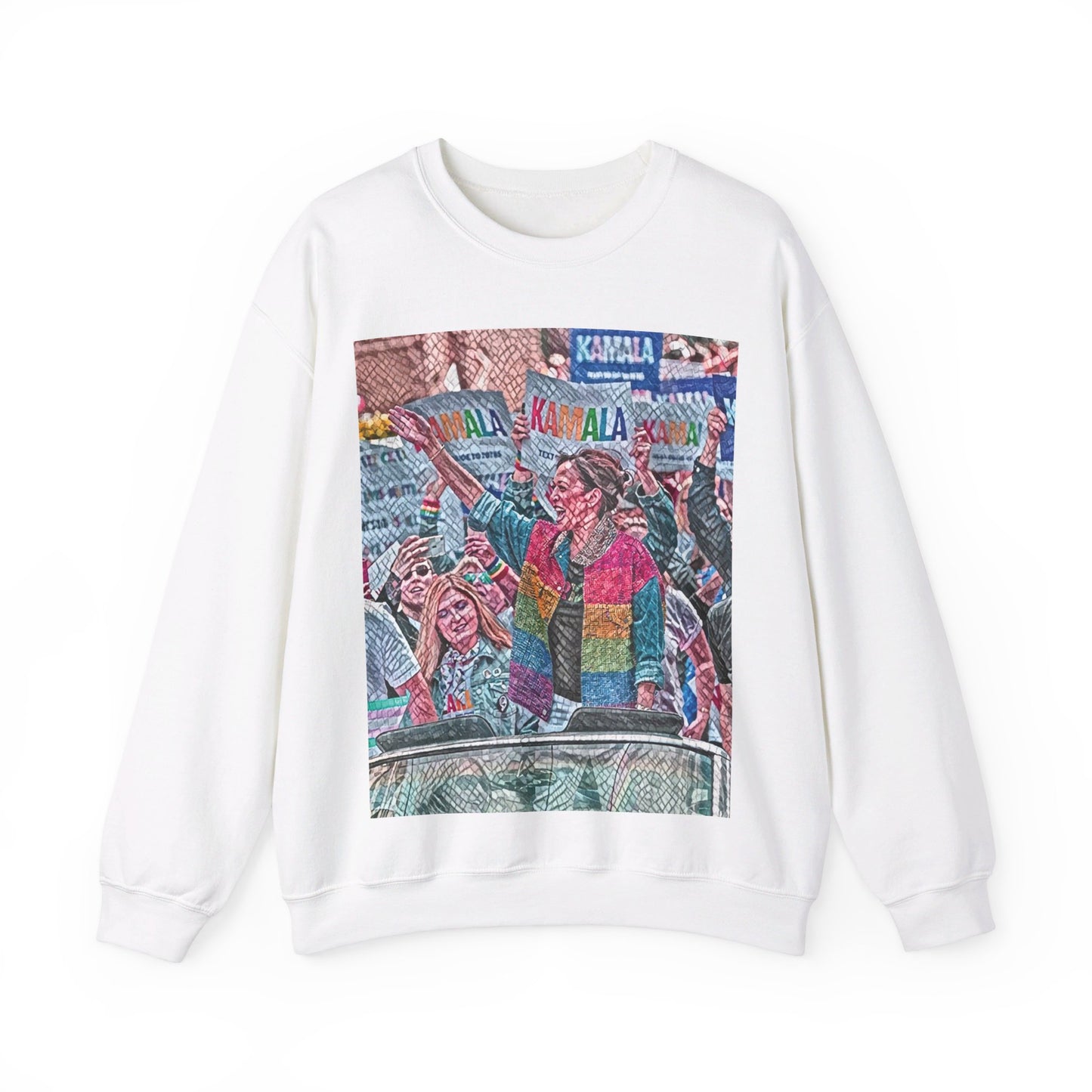 Kamala Pride Jacket Artistic Print Unisex Crewneck Sweatshirt