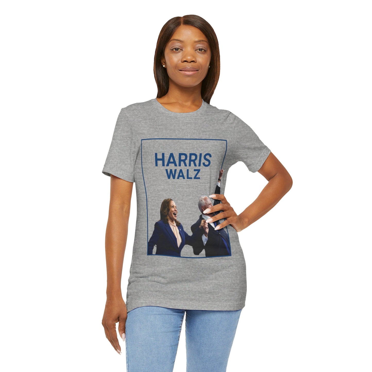 Harris Walz Fist Thrust | Unisex Jersey Short Sleeve Tee