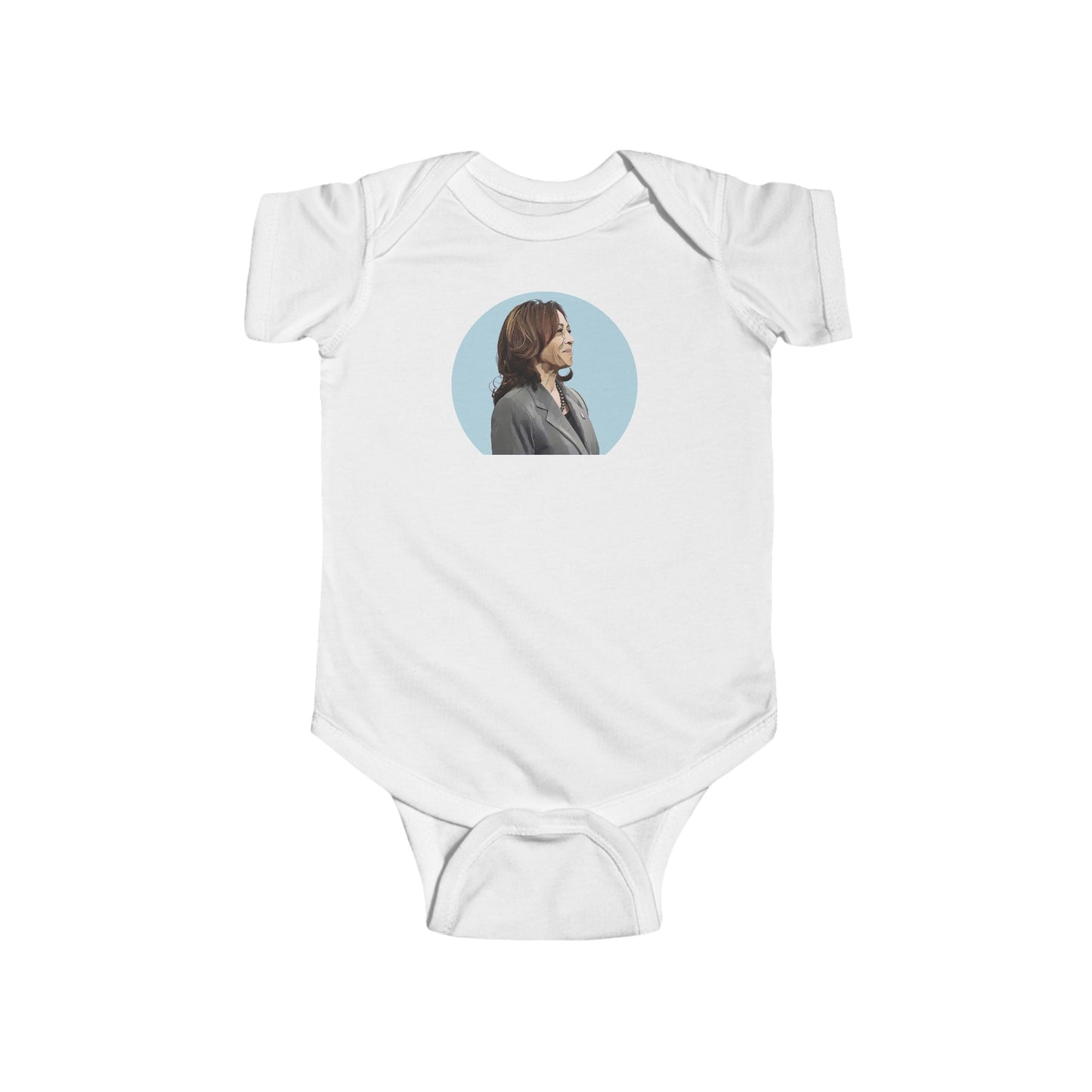 Harris Blue Aura Infant Fine Jersey Bodysuit