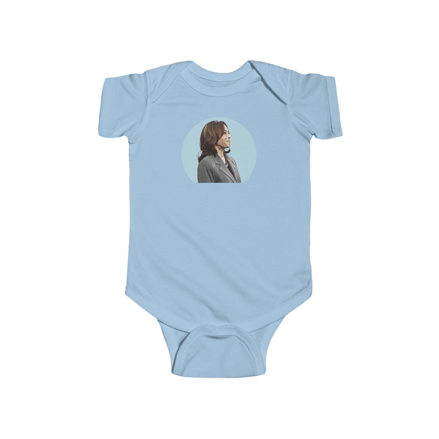 Harris Blue Aura Infant Fine Jersey Bodysuit