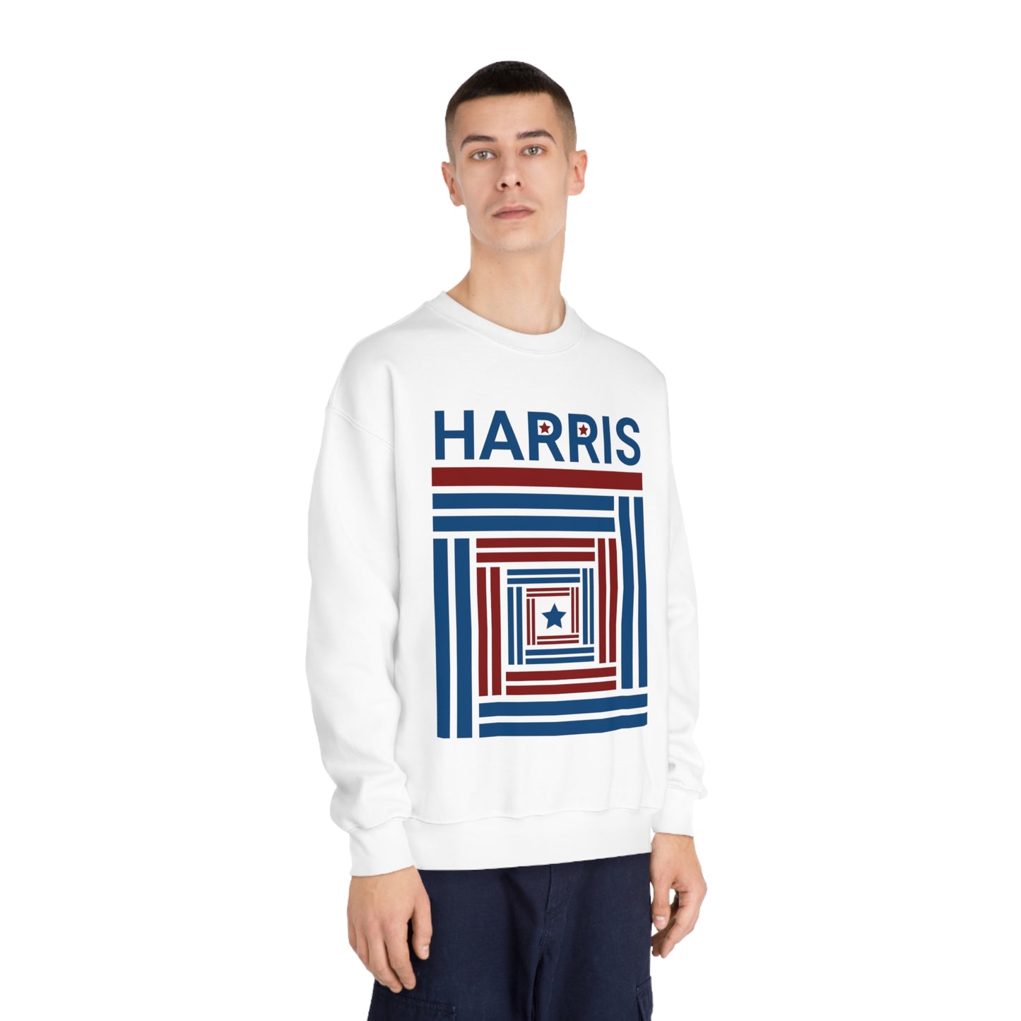 Harris Stars and Stripes Unisex DryBlend® Crewneck Sweatshirt