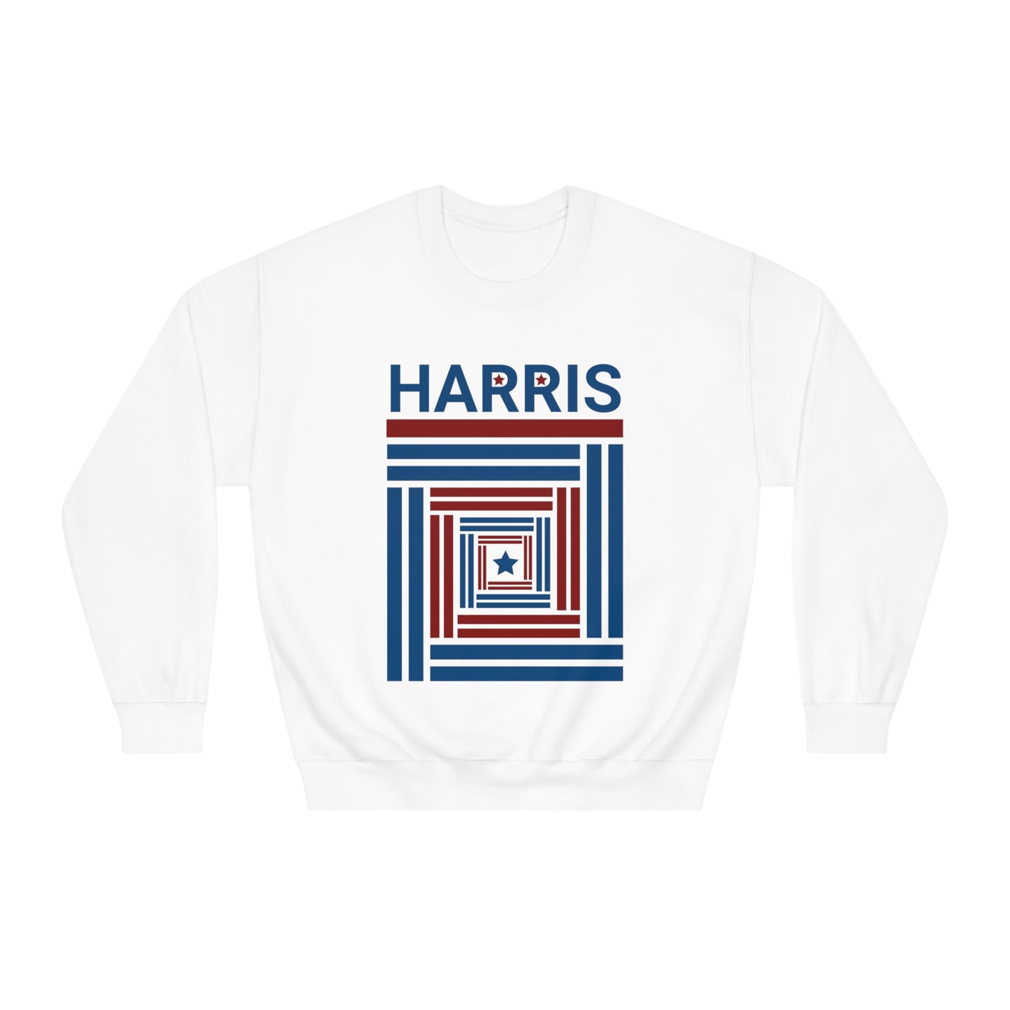 Harris Stars and Stripes Unisex DryBlend® Crewneck Sweatshirt