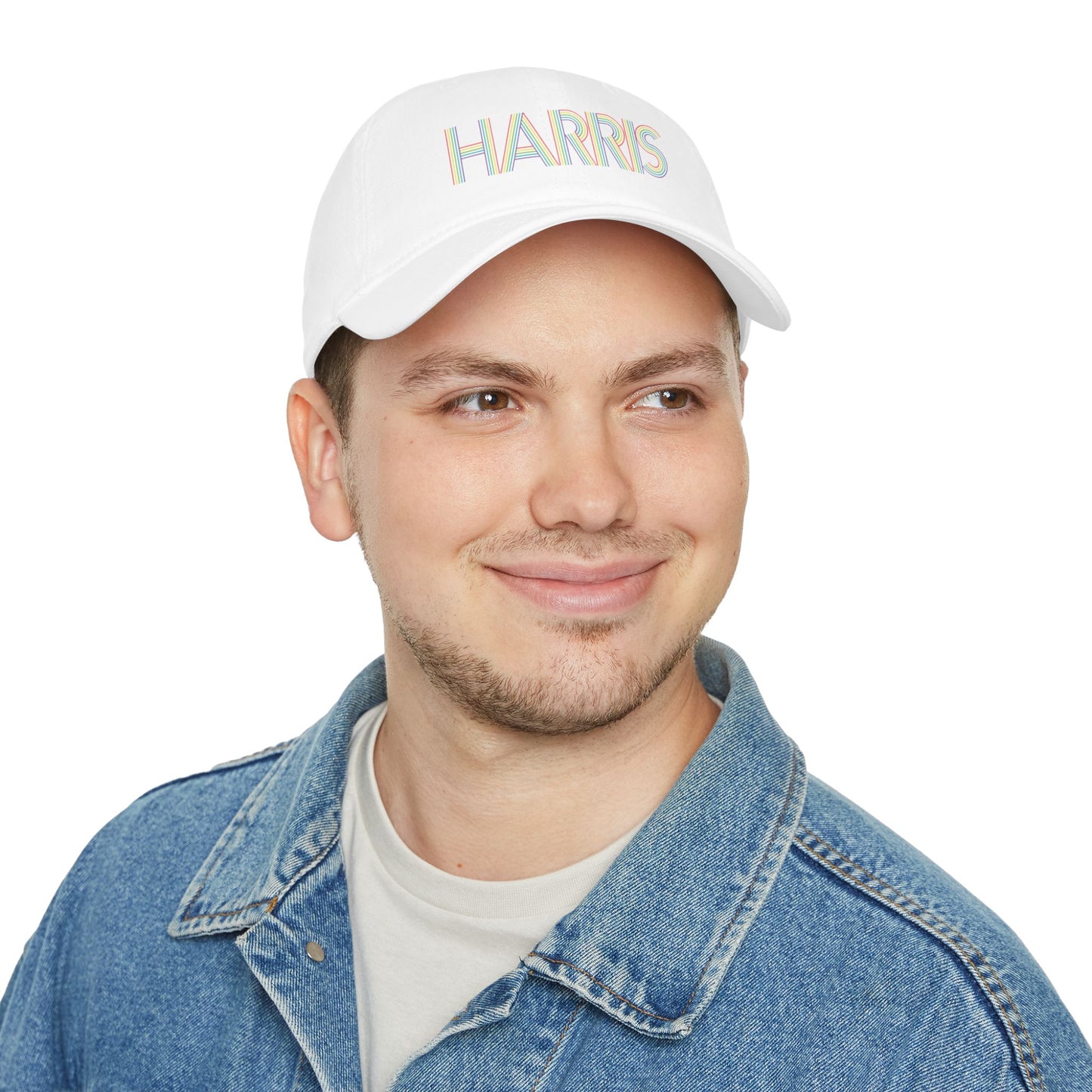 Harris Rainbow Pride Line Low Profile Baseball Cap