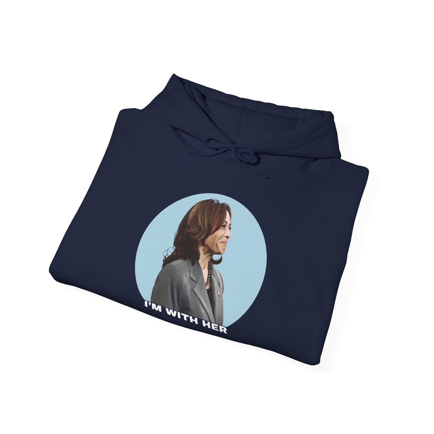 I'm With Her | Harris Blue Aura Hoodie