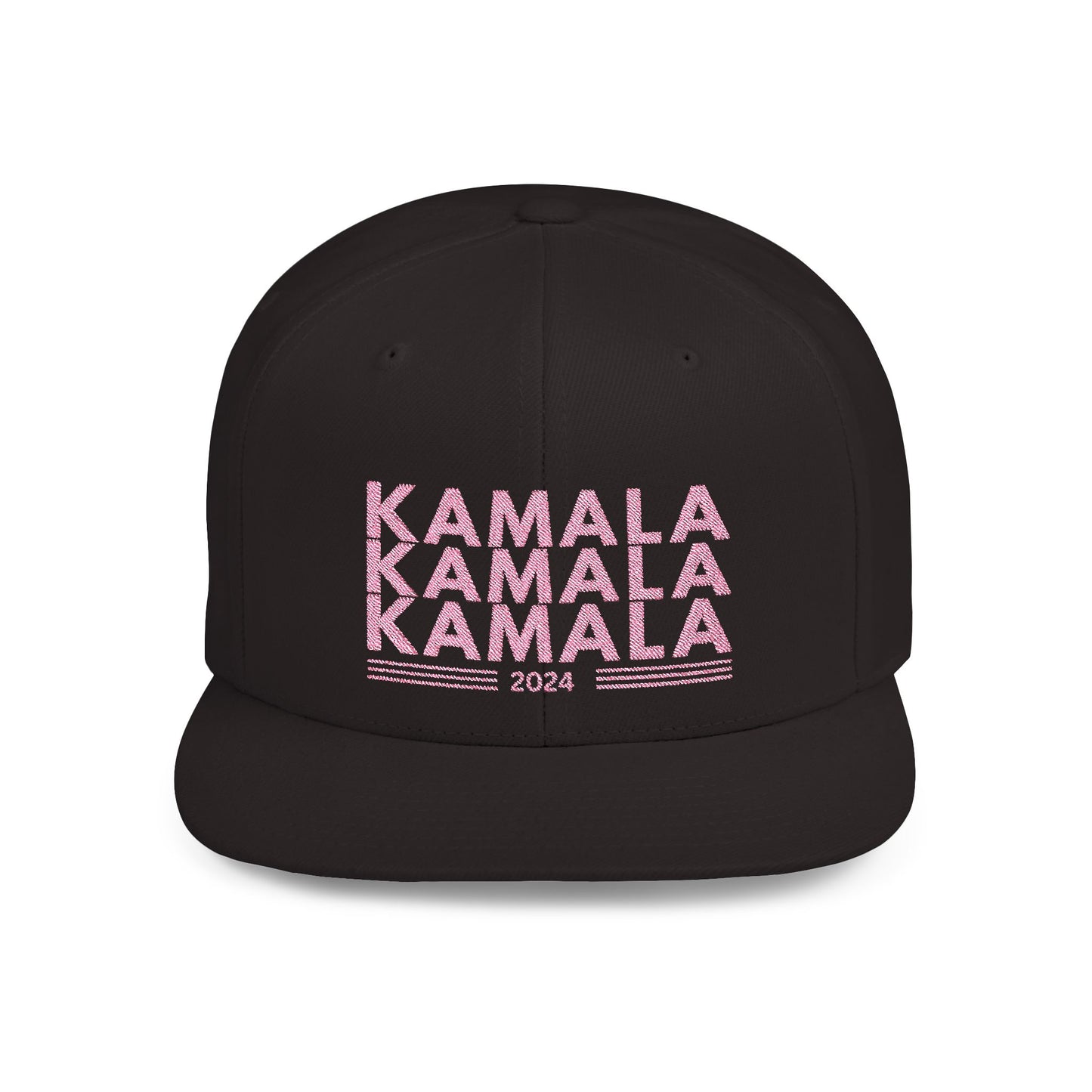 KAMALA 2024 (Pink) Flat Bill Snapback Cap