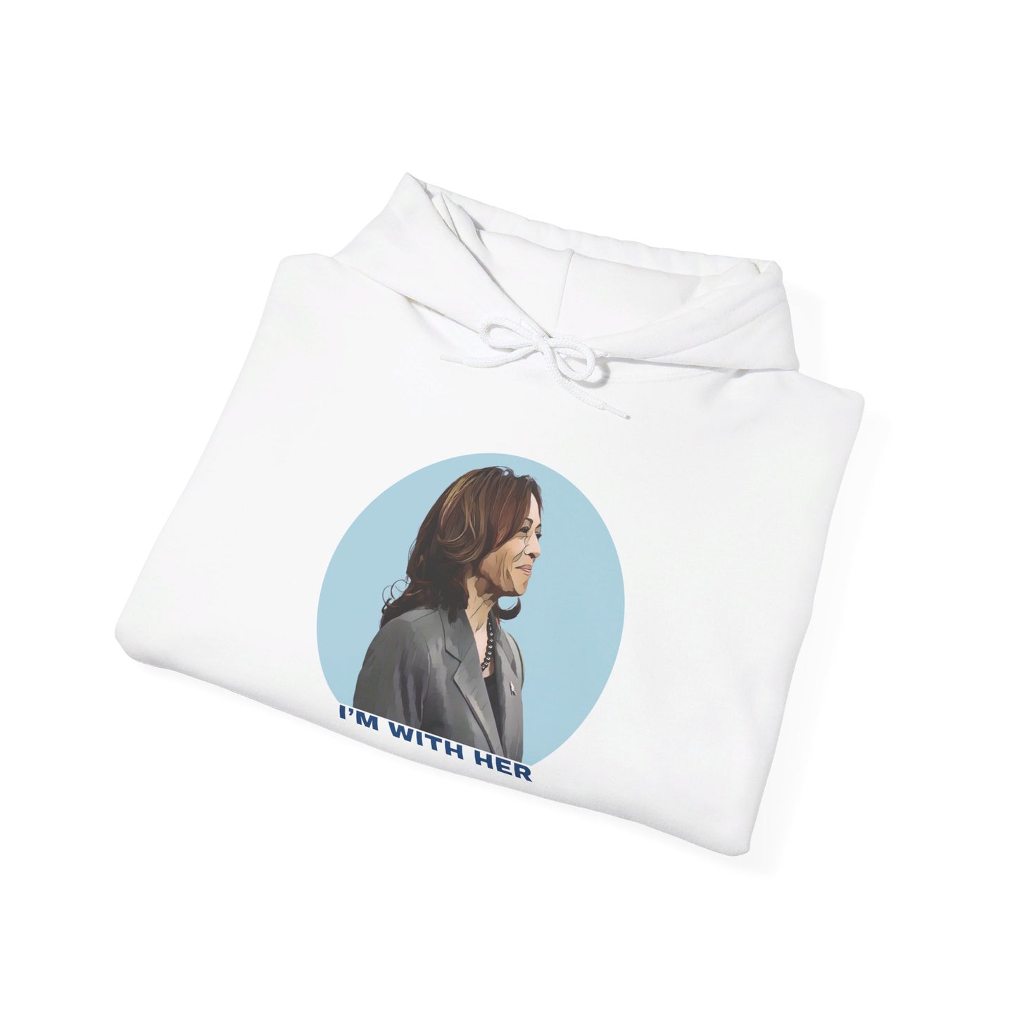 I'm With Her | Harris Blue Aura Hoodie