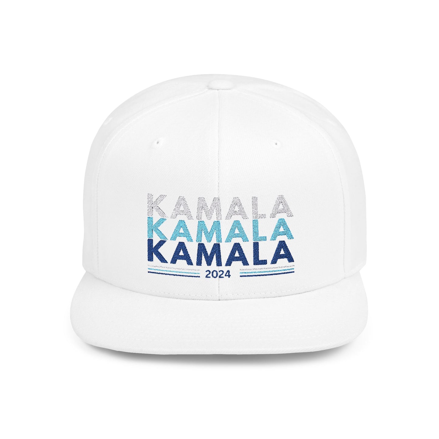 KAMALA 2024 Flat Bill Snapback Cap