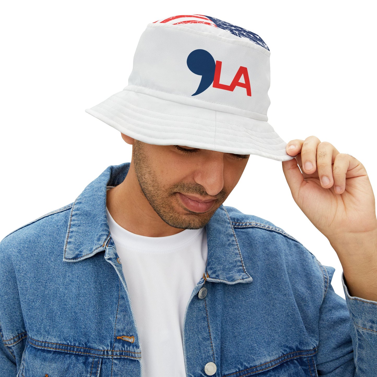 Comm-la American Flag Bucket Hat (AOP)