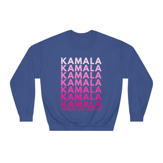 KAMALA 2024 (Pink) Unisex DryBlend® Crewneck Sweatshirt