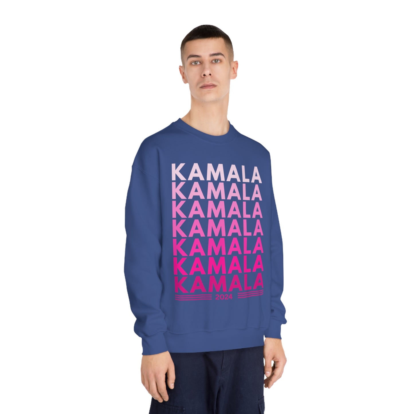 KAMALA 2024 (Pink) Unisex DryBlend® Crewneck Sweatshirt