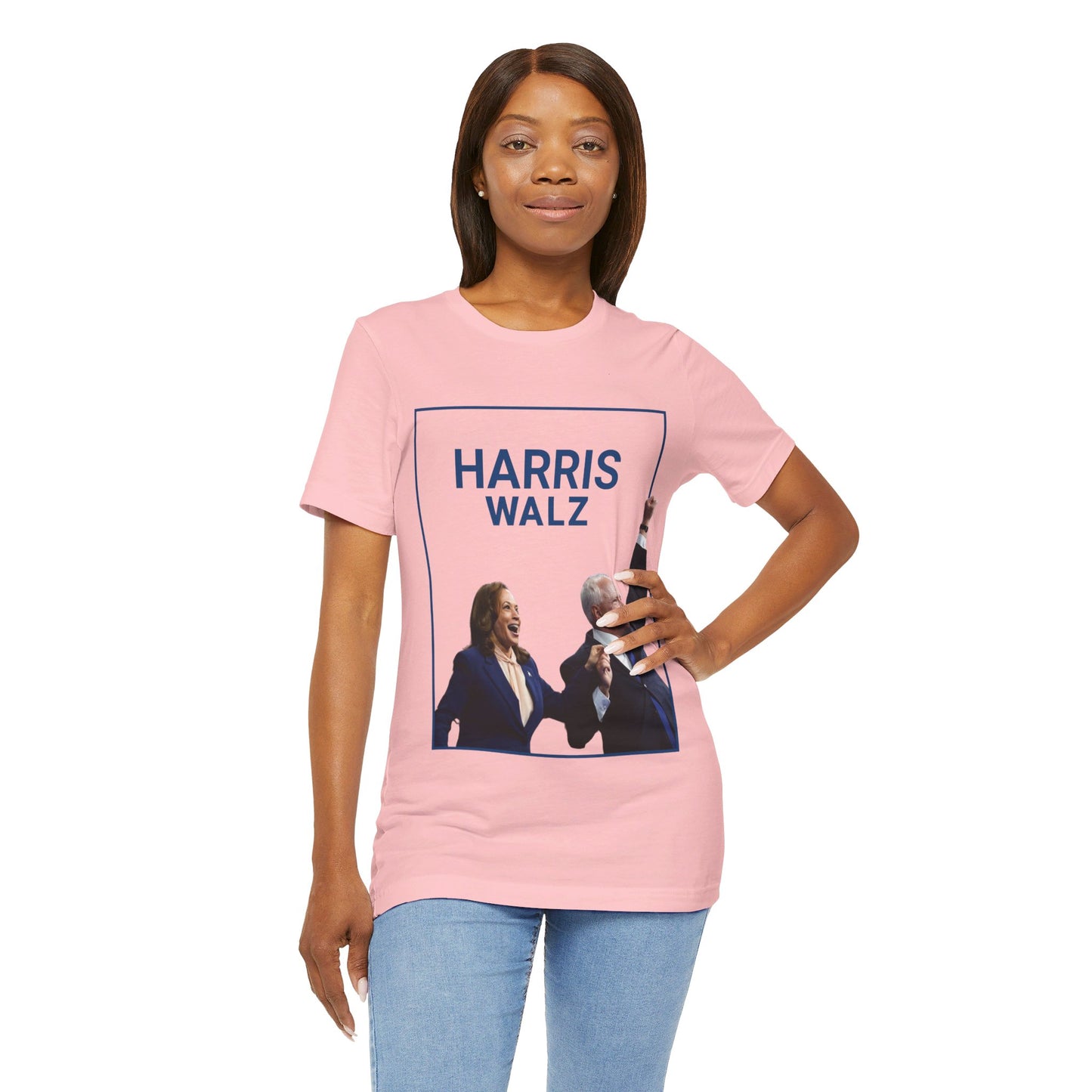 Harris Walz Fist Thrust | Unisex Jersey Short Sleeve Tee