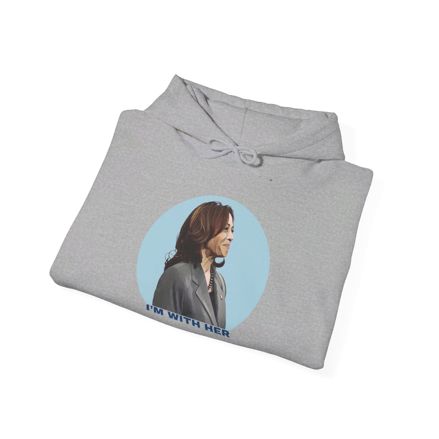 I'm With Her | Harris Blue Aura Hoodie