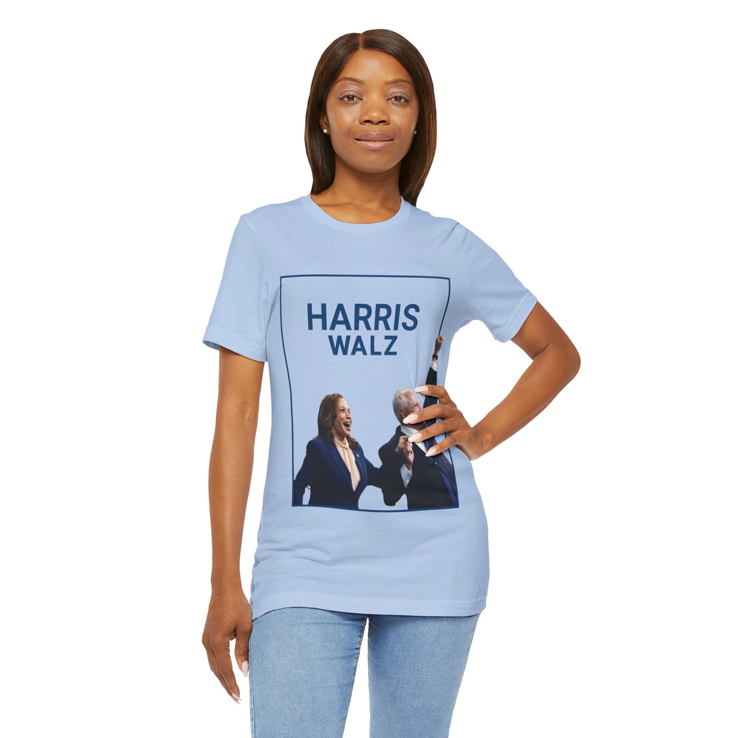 Harris Walz Fist Thrust | Unisex Jersey Short Sleeve Tee