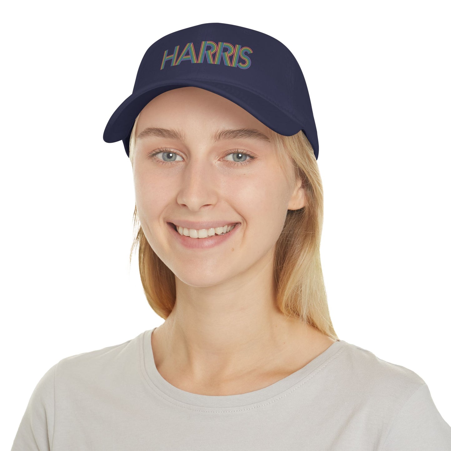 Harris Rainbow Pride Line Low Profile Baseball Cap