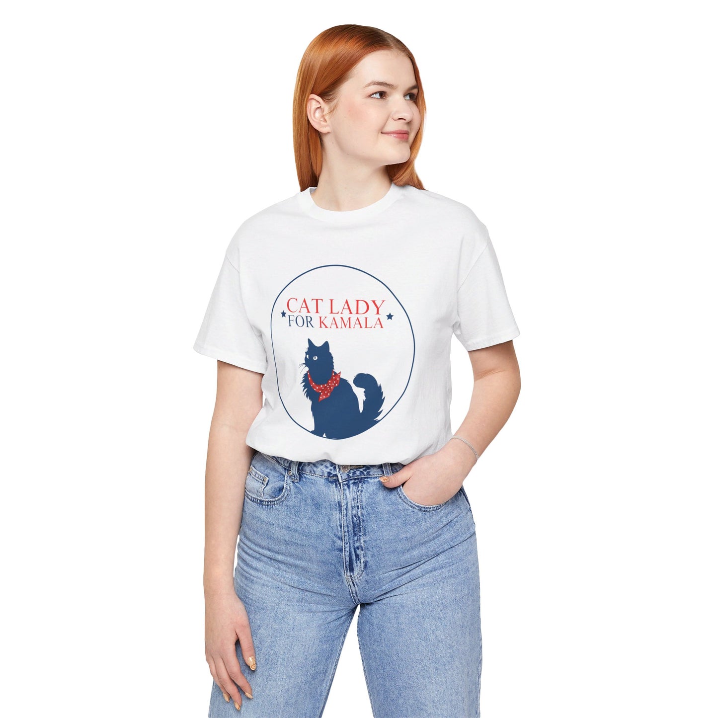 Cat Lady for Kamala | Unisex Jersey Short Sleeve Tee