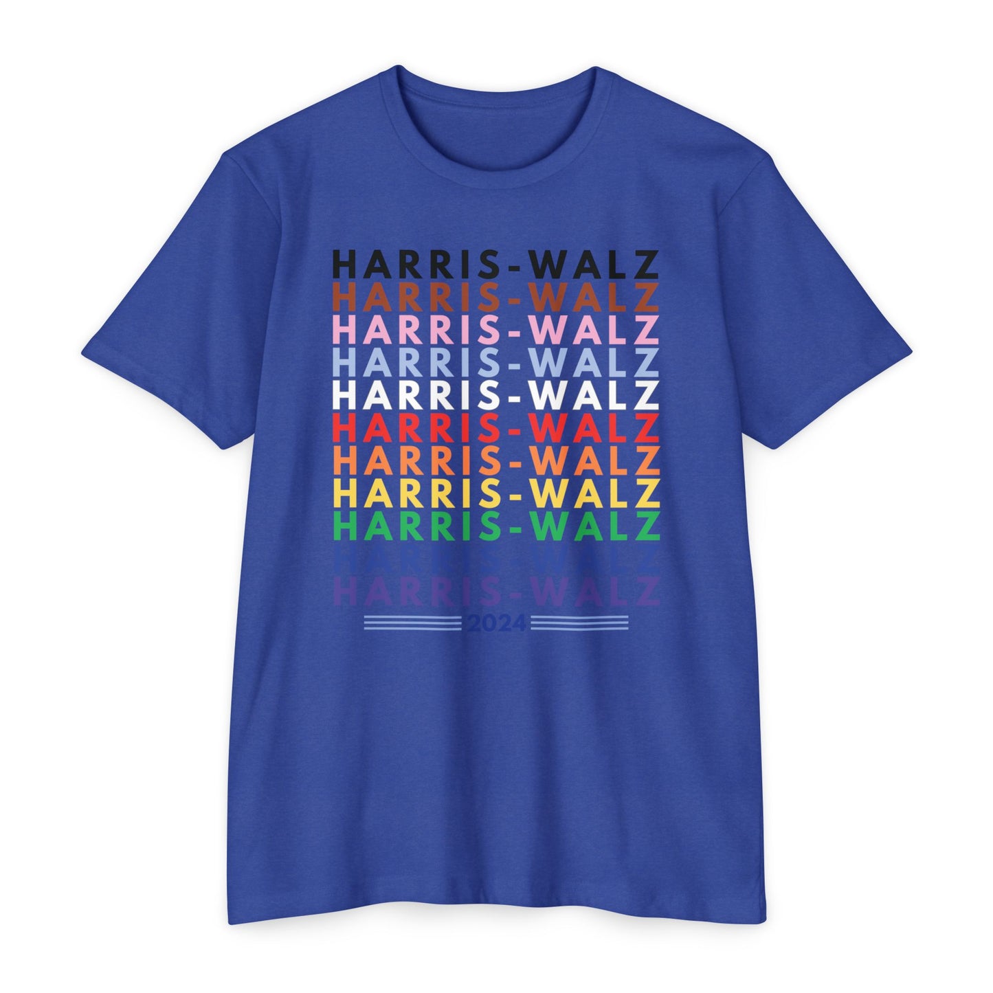 Harris-Walz Inclusive Pride Unisex CVC Jersey T-shirt