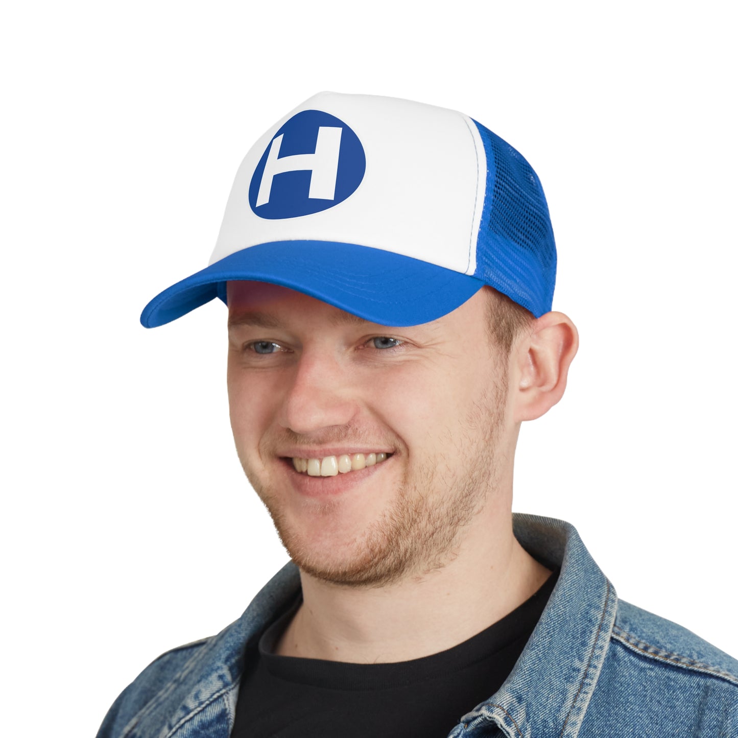 Harris "H" Logo Mesh Trucker Cap