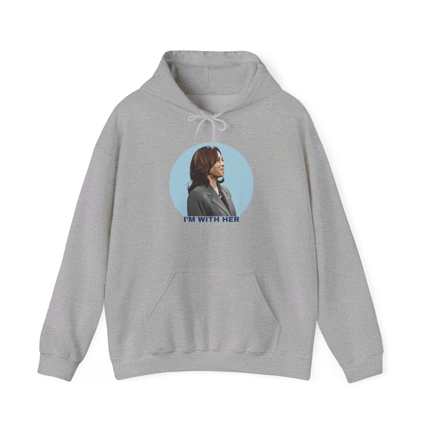 I'm With Her | Harris Blue Aura Hoodie